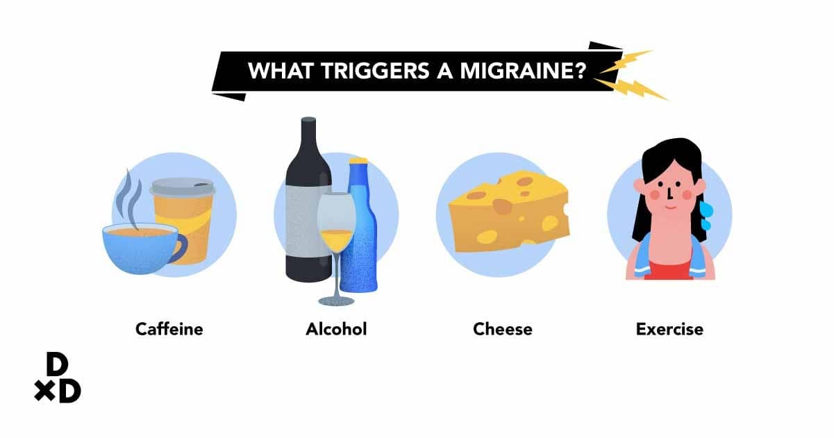 What triggers a migraine?