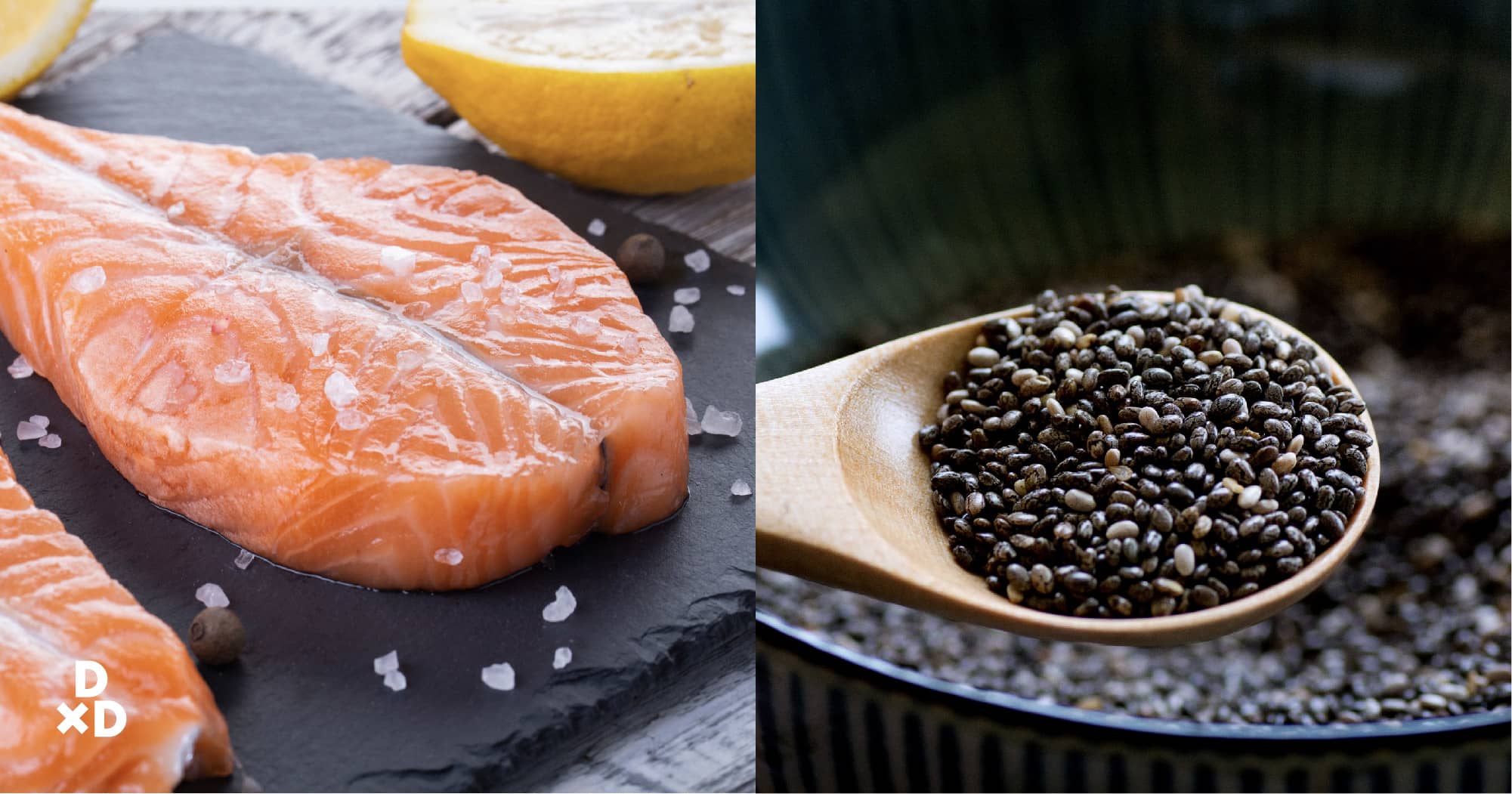 salmon and chia seeds good for treating dry eyes