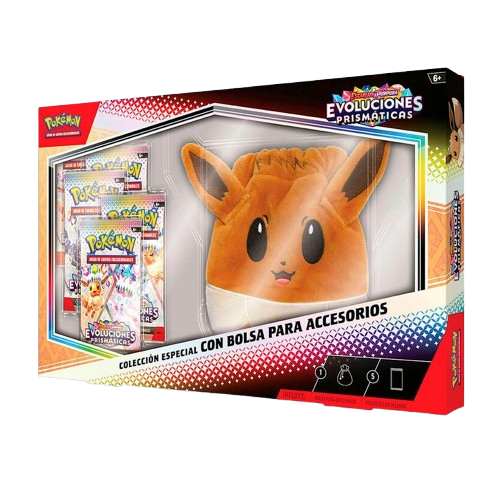 ✨COLECCIÓN ESPECIAL CON BOLSA PARA ACCESORIOS EVOLUCIONES PRISMATICAS✨