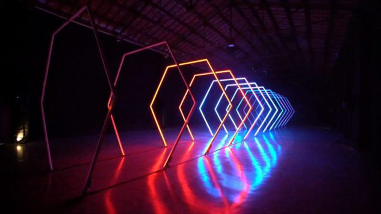 Túnel de led | Mídias Inovadoras
