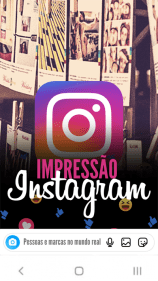 instaprint impressão instagram tecnologia para eventos e feiras