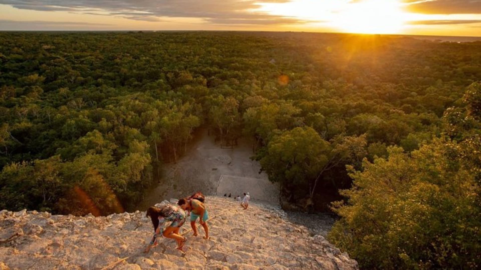 Coba Royal (amazing sunset at the top of the pyramid, Gran Cenote, snack)