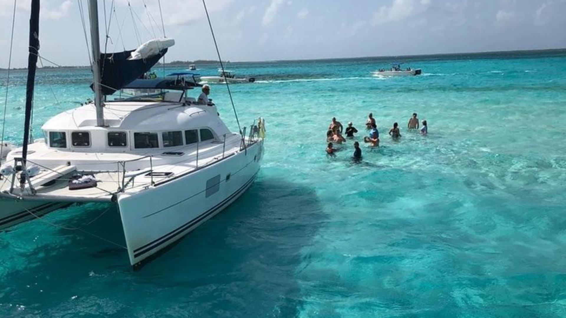 Catamaran to Isla Mujeres and Snorkel Adventure with open bar