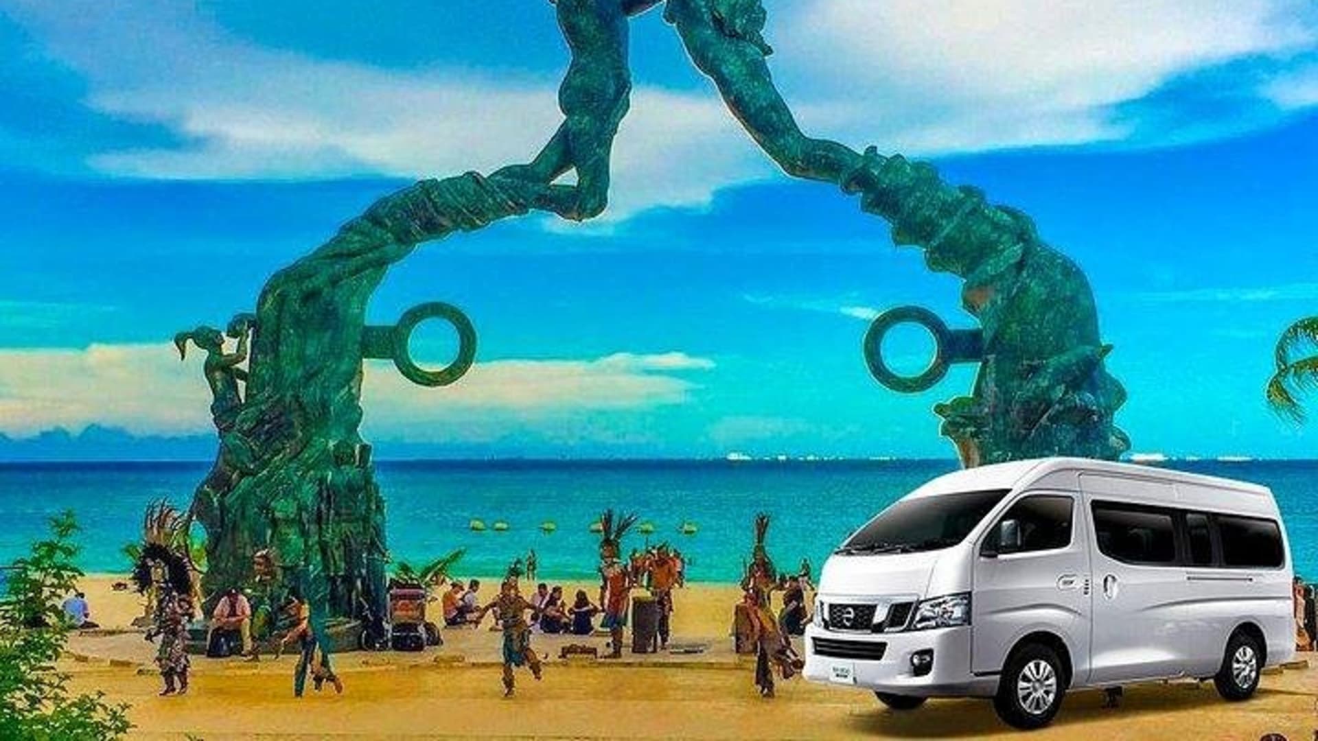 Transfert privé de Playa del Carmen à l'aéroport international de Cancún