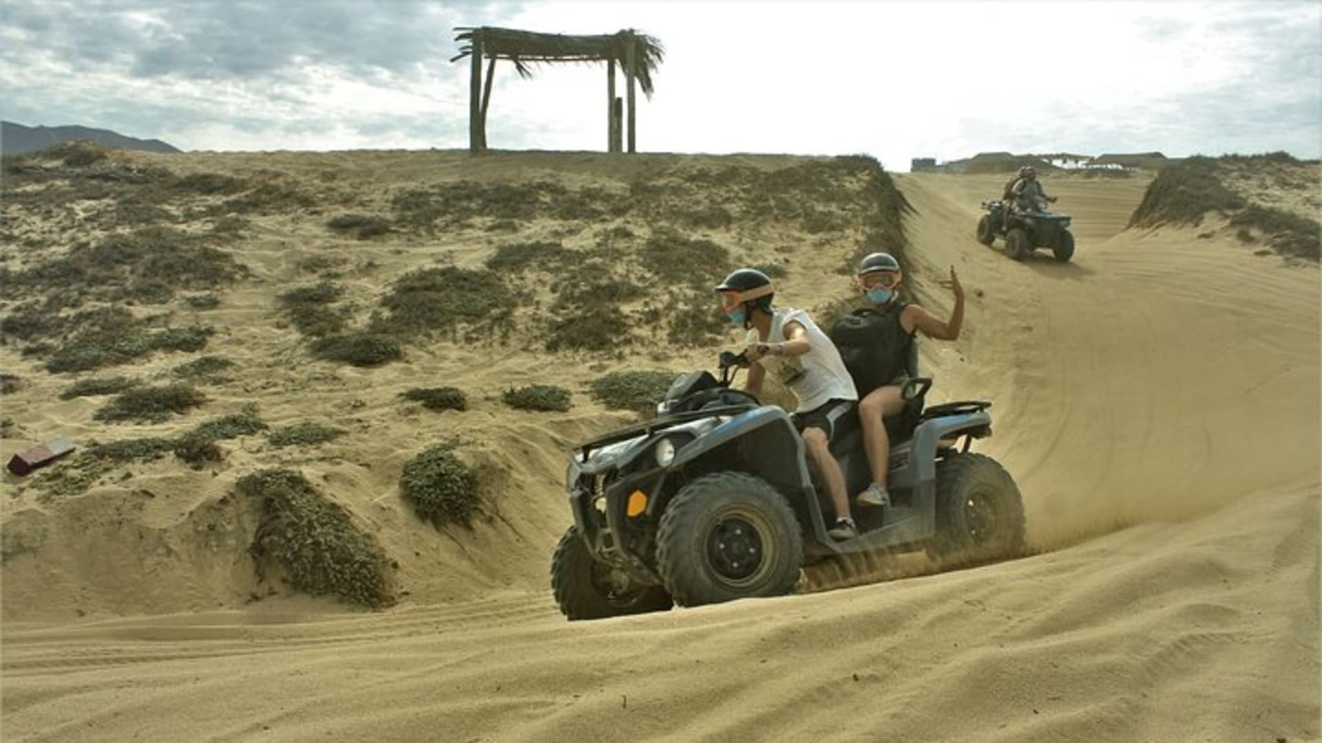 Excursion plage et désert à Los Cabos en quad automatique avec dégustation de tequila
