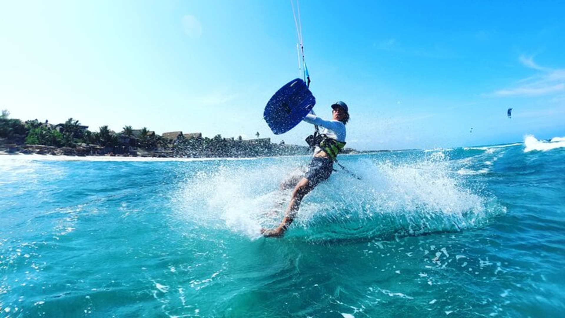 Private Kitesurfing Lessons in Tulum with a Private Beach Access 3hrs