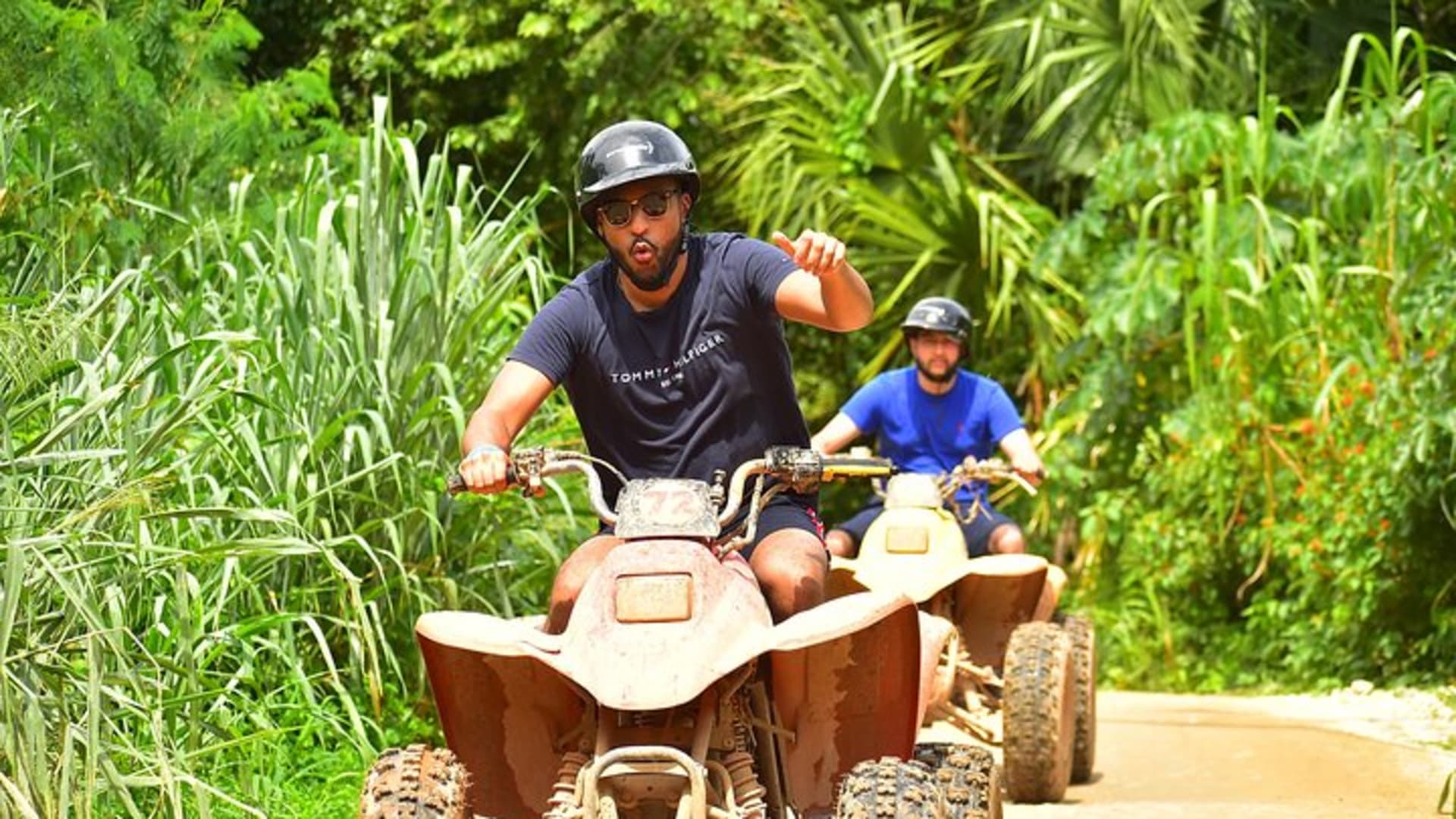 Great Adventure in middle of the Jungle. ATV experience, Ziplines and cenote