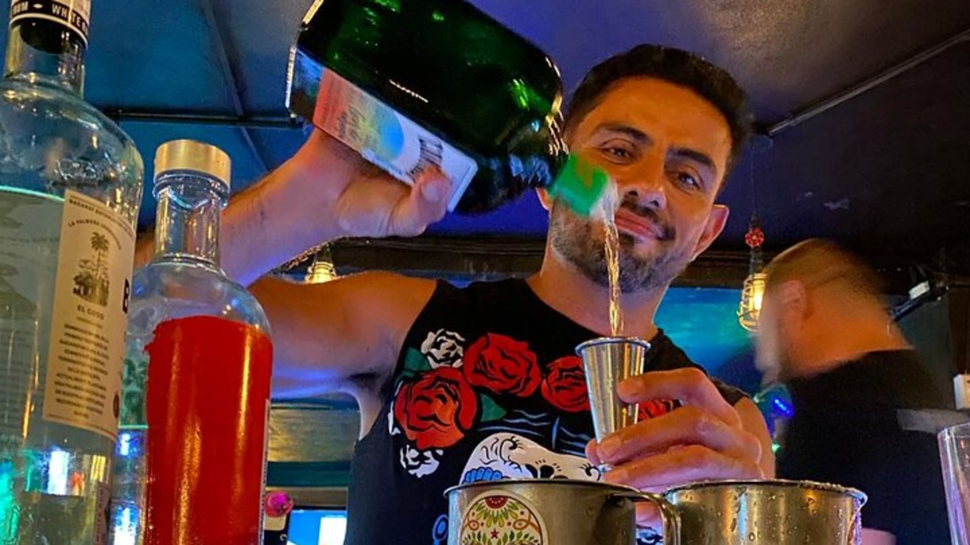 Mezcal vs. Tequila Cocktail Tasting in a Cantina