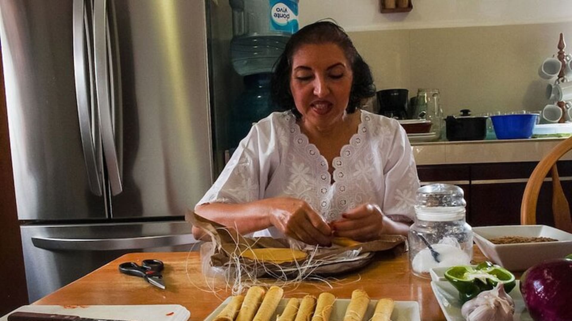 Cours de cuisine privé à Mérida dans une maison yucatèque locale