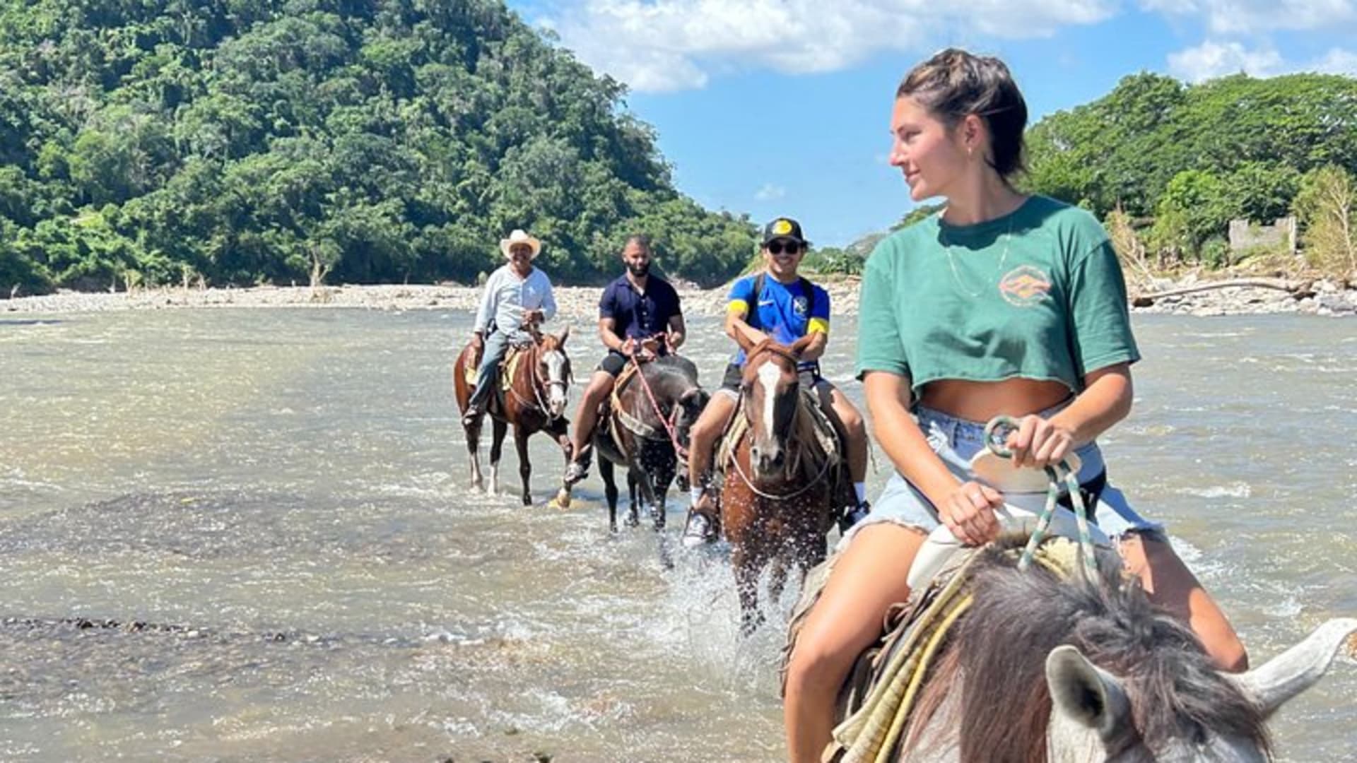 Paseo a caballo: degustación de tequila, barbacoa y margaritas