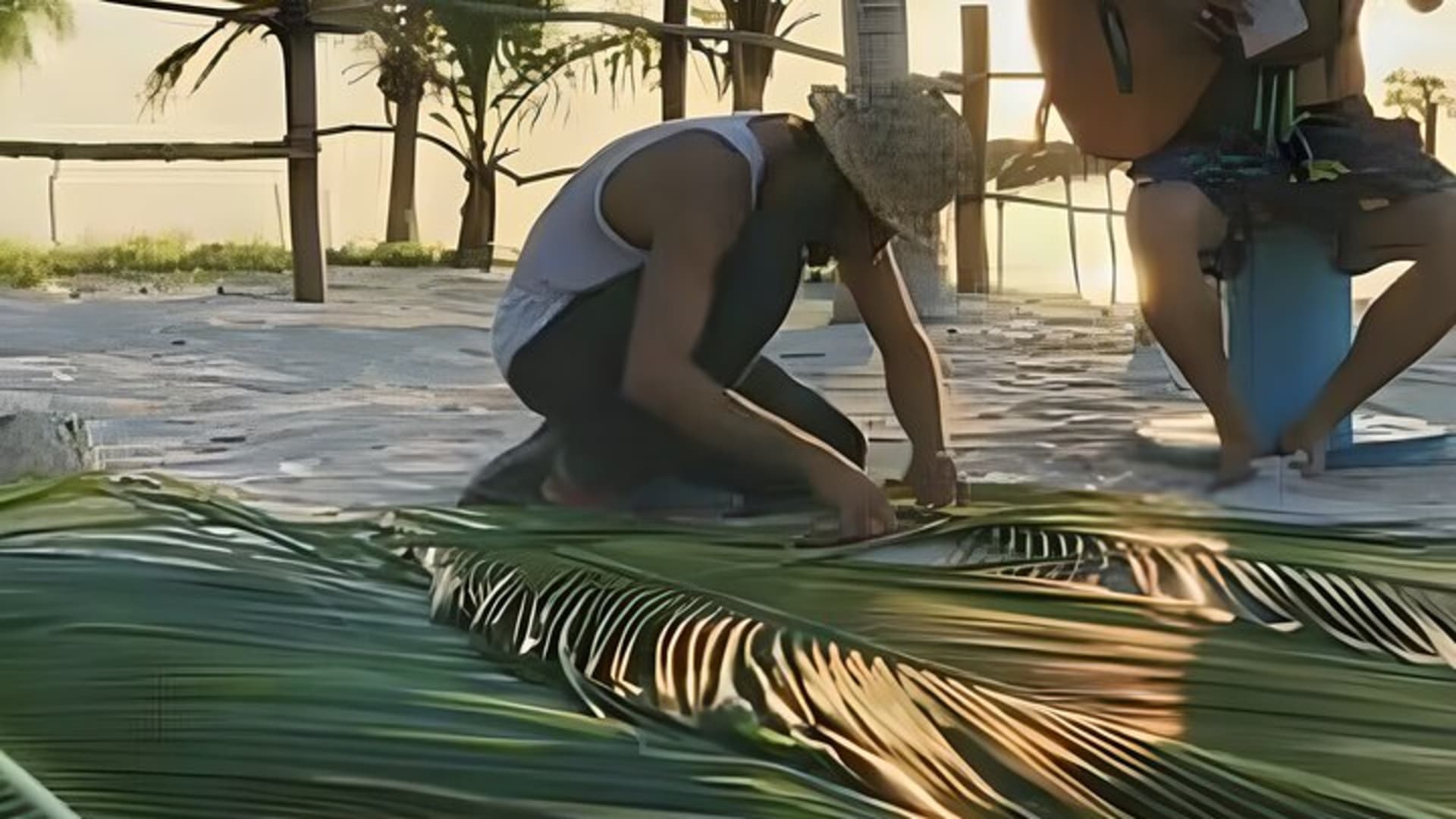 Traditional Palm Weaving Workshop with Food and Drinks in Tulum