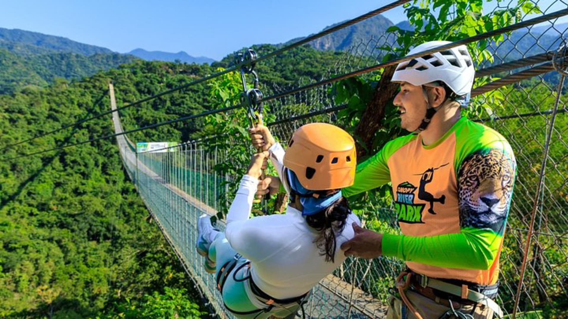 Full Zip Line Tour + Mules + Jorullo Bridge