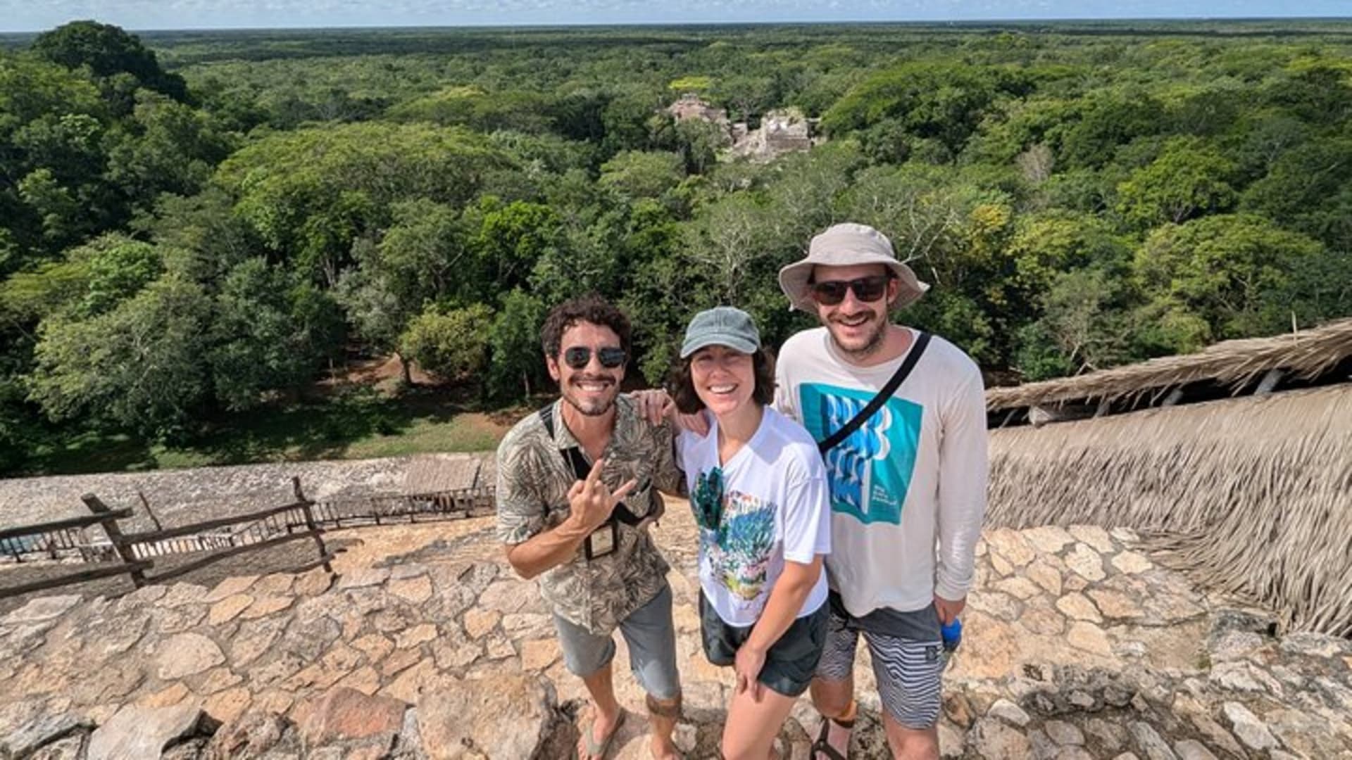 Private Maya Temple Climb at EK Balam Ruin Cenote and Valladolid