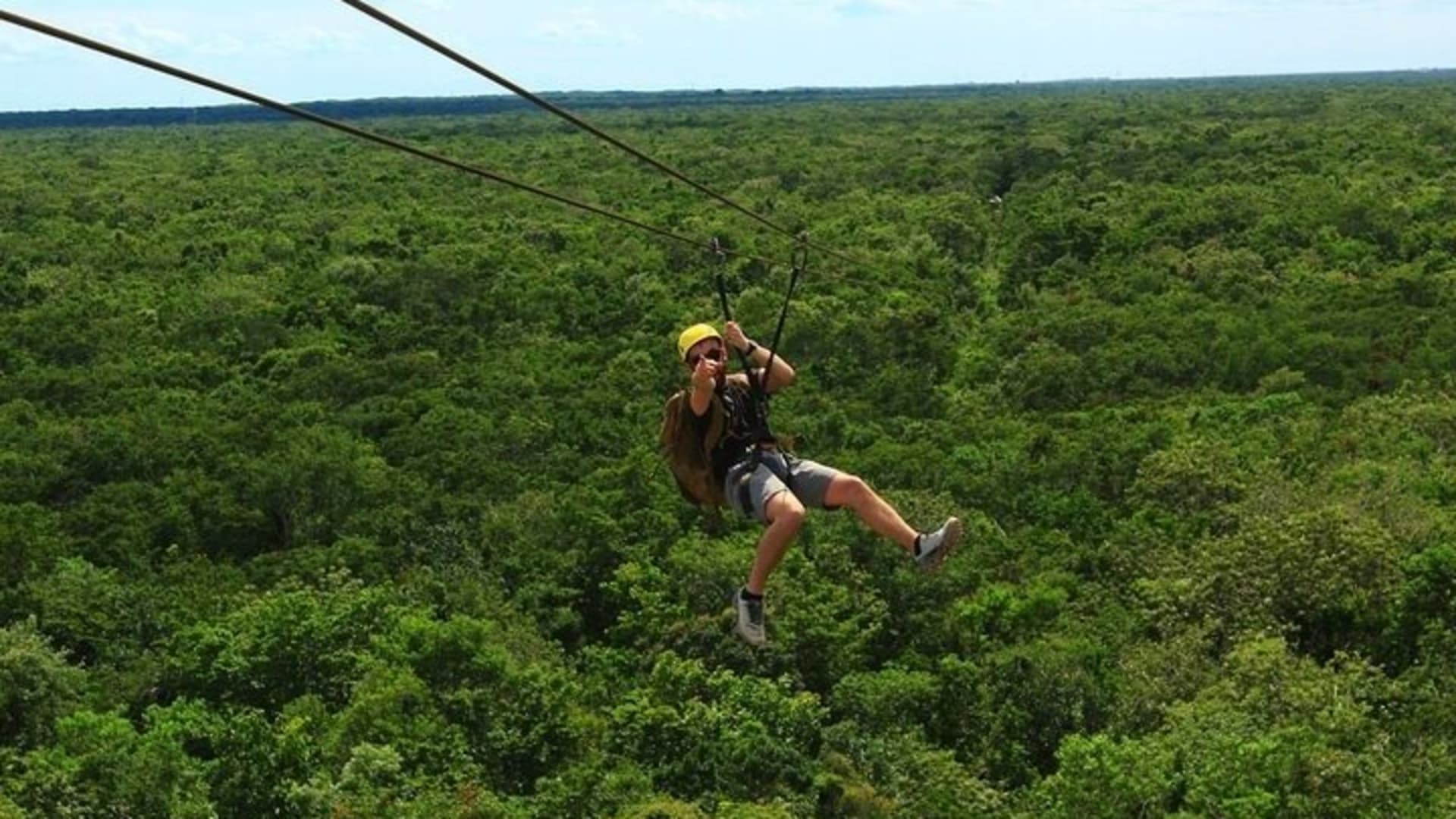 ATV et tyroliennes à Tulum avec kayaks et cénotes dans la jungle