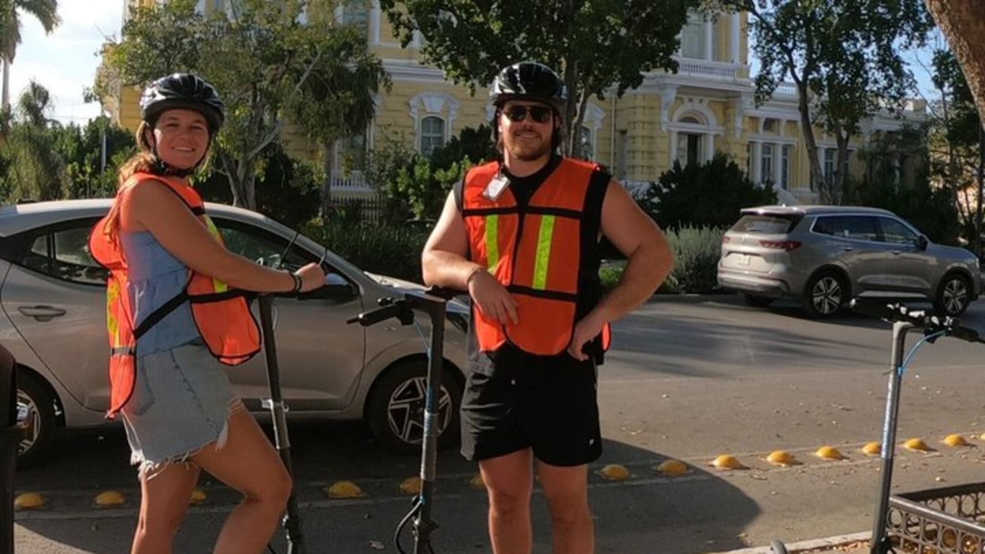 Mérida en trottinette électrique : Paseo de Montejo et parc La Plancha
