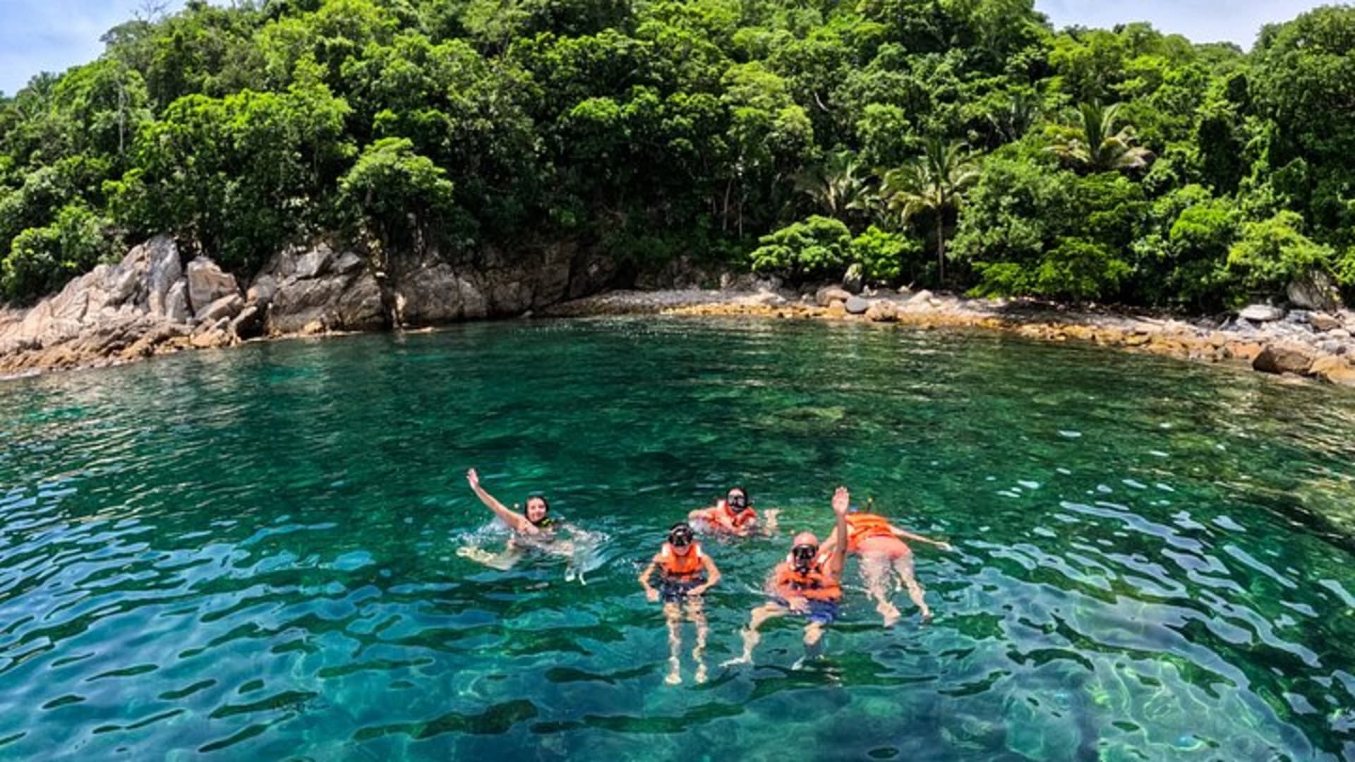 Aventure locale de snorkeling à Majahuitas et journée détente sur la plage