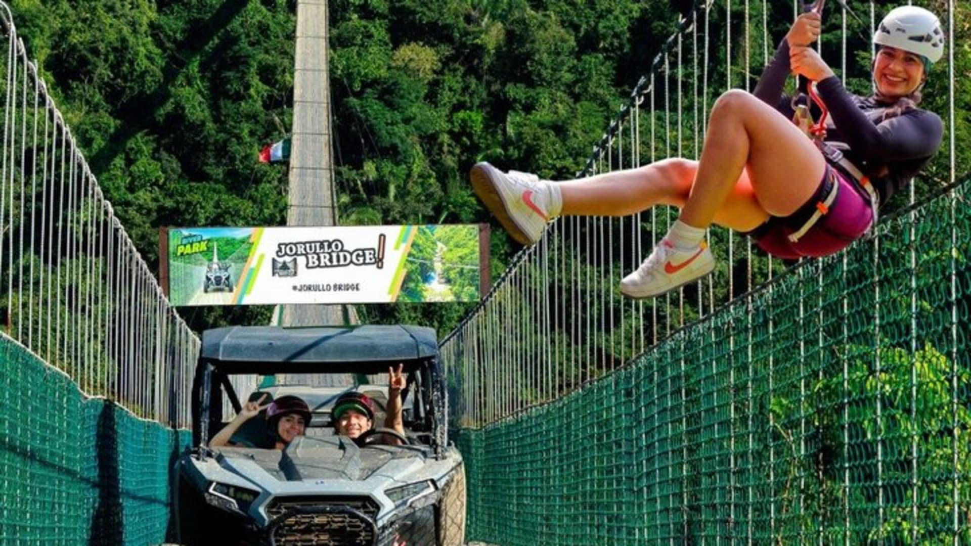 Combo RZR Zip Lines and Mule Ride Jorullo Route