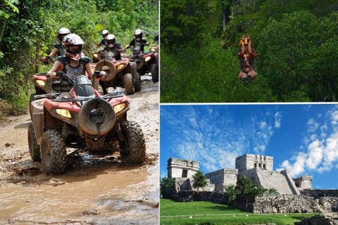 Tulum Adventure (archeological zone-Atv-ziplines-cenote-lunch-drinks-rappel) — photo 1
