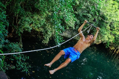 Reef Snorkeling with ATV, Zipline, Cenote that includes lunch and transportation — photo 12