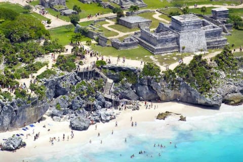 Tulum and Coba 4x1 with Cenote, Playa del Carmen, Mayan Village All Inclusive Tour — photo 1