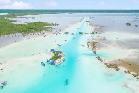 Magical BACALAR TOUR with Pontoon Boat ride. (Transportation + Breakfast + Food) — photo 7