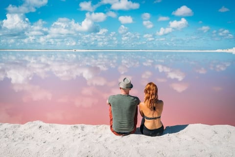 Pink Lake Tour from Las Coloradas with lunch and boat ride — photo 1