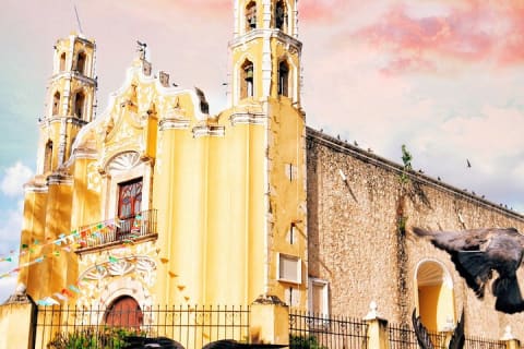 Colonial City of Valladolid, Pink Waters of Las Coloradas and Pink Flamingos — photo 4