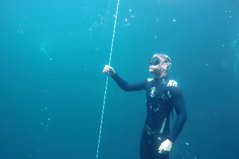 Freediving Intro for Beginners in a Cenote in Tulum Mexico — photo 5
