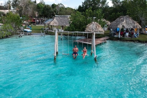 Colorful BACALAR. Incredible Pontoon Tour in one day from Cancun or Riviera Maya — photo 3