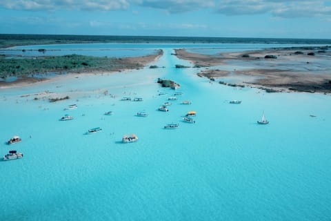 Colorful BACALAR. Incredible Pontoon Tour in one day from Cancun or Riviera Maya — photo 1