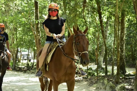 Horseback Riding & ATV Combo with Ziplines and Cenote Swimming — photo 1