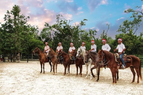 Balade à cheval et baignade dans un cénote depuis Cancún ou Playa del Carmen — photo 1