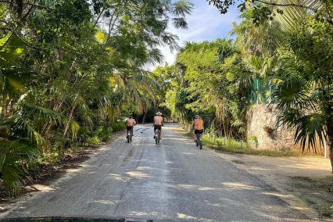 Tulum Area Guided E-Bike + Snorkeling Jungle Tour - Dos Ojos & 2 Cenotes + Lunch — photo 4