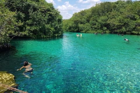 Tulum Area Guided ATV/Scooter Tour 2 Cenotes Snorkel/Swim + Jungle Cantina Lunch — photo 8