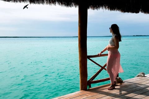 Live the best adventure in Bacalar lagoon in a comfortable Pontoon from Tulum — photo 15