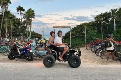 Tulum Reef Snorkel, ATV/Scooter/E-bike, Cenote Swim/Snorkel/Paddle Board + Lunch — photo 2