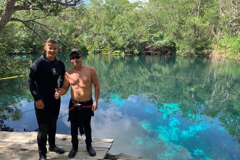 Tulum Area Guided ATV/Scooter Tour 2 Cenotes Snorkel/Swim + Jungle Cantina Lunch — photo 3