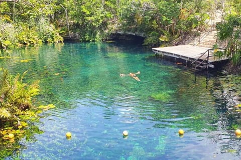 4 Private Cenotes, Zip-Lines, Canoes & Mayan Village with Delicious Lunch — photo 9