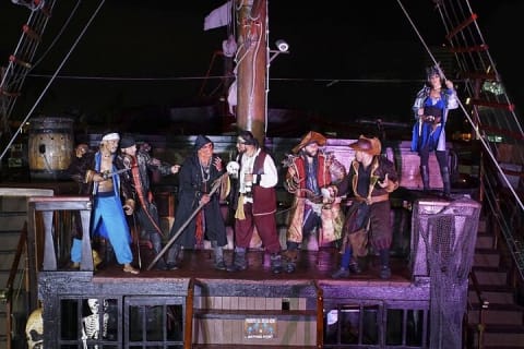 Bateau pirate premium de nuit — photo 10