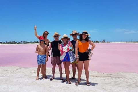 Breathtaking Pink lake Las Coloradas and Rio lagartos from Tulum — photo 13
