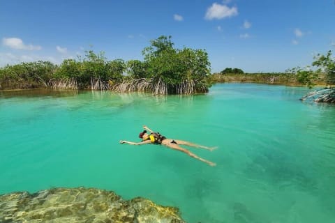 The Best Experience on 7 Colors Lagoon - Bacalar Pontoon Tour from Riviera Maya — photo 10