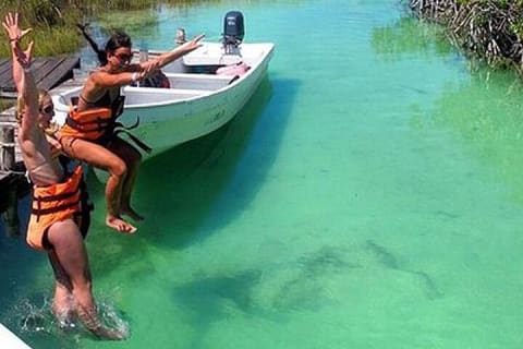 Tulum Guided Scooter Tour, Muyil Ruins, Boat Eco, Float Down Mayan Canals Lunch — photo 5