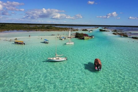 The Best Experience on 7 Colors Lagoon - Bacalar Pontoon Tour from Riviera Maya — photo 9