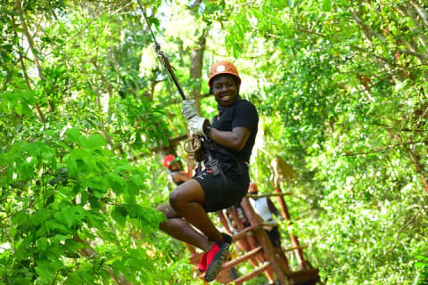 Live this extreme adventure tour. Jungle zip line with ATV and cenote swim. — photo 8