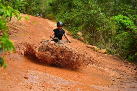 ATV Combo Horseback Riding, ATV, Ziplines, Cenote and Lunch — photo 4