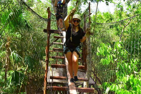 Jungle Adventure from Cancun: Horseback, ATV, Ziplines & Cenote — photo 9