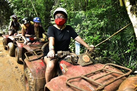 Wonderful Jungle Experience with Horse Riding, ATV, Ziplines and Cenote — photo 11