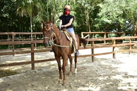 HAVE FUN in the JUNGLE PARK with horseback riding, ATV, zip lines and cenote — photo 1