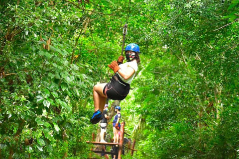 HAVE FUN in the JUNGLE PARK with horseback riding, ATV, zip lines and cenote — photo 8