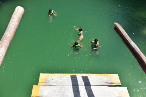 Horseback riding Tour with ATV circuit, ziplines and Cenote — photo 15